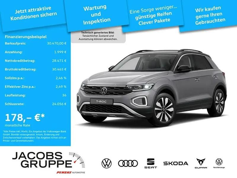 Gebraucht VW T-Roc 110 PS (80 kW) 2025 Grau SUV