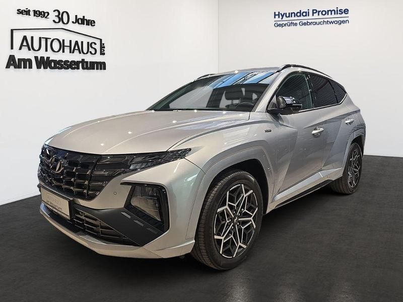 Shimmering silver / met Gebraucht 2023 Hyundai Tucson N Line SUV | 30.999 € (Fairer Preis) - Bild 1/4