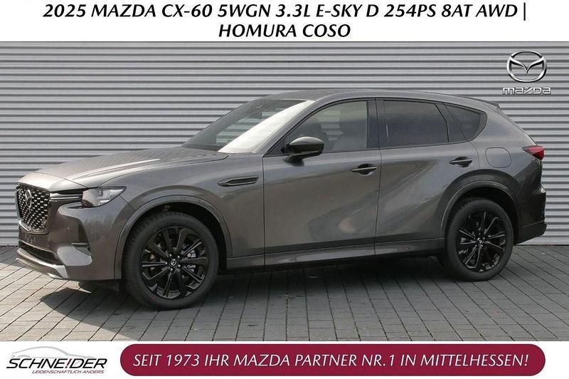 Grau Neu 2025 Mazda CX-60 Homura-Line SUV | 56.290 € (Fairer Preis) - Bild 1/4