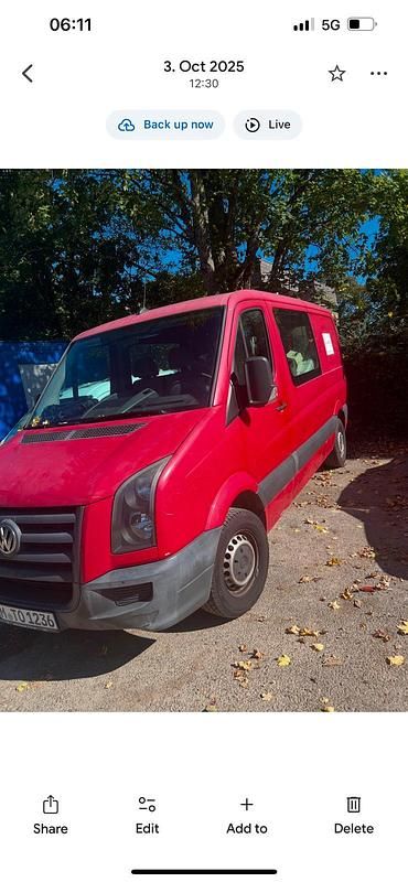 Rot Gebraucht 2009 VW Crafter Van | 5.000 € (Guter Preis) - Bild 1/4