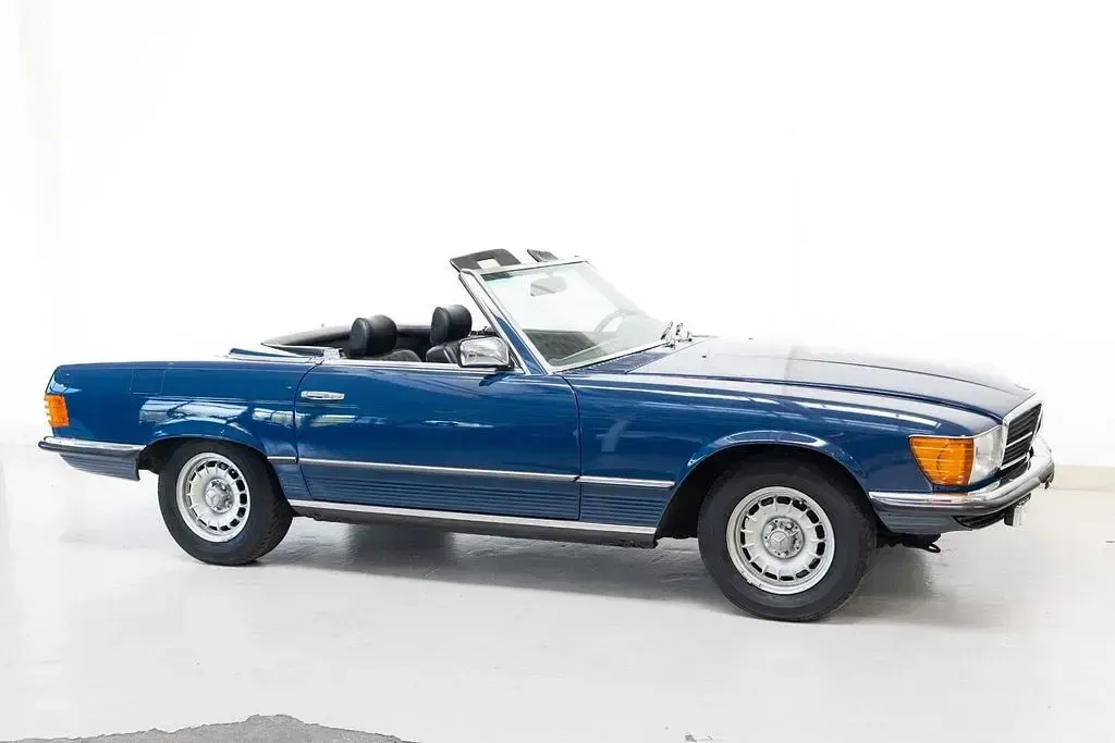 Gebraucht Mercedes SL280 185 PS (136 kW) 1983 Blau Cabrio