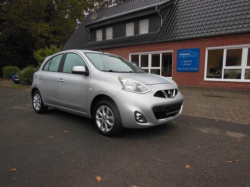 Silber Gebraucht 2015 Nissan Micra Kleinwagen | 6.999 € (Fairer Preis) - Bild 1/4