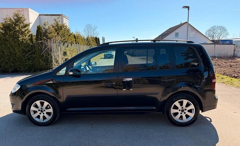 Gebraucht VW Touran 102 PS (75 kW) 2008 Schwarz Van / Kleinbus