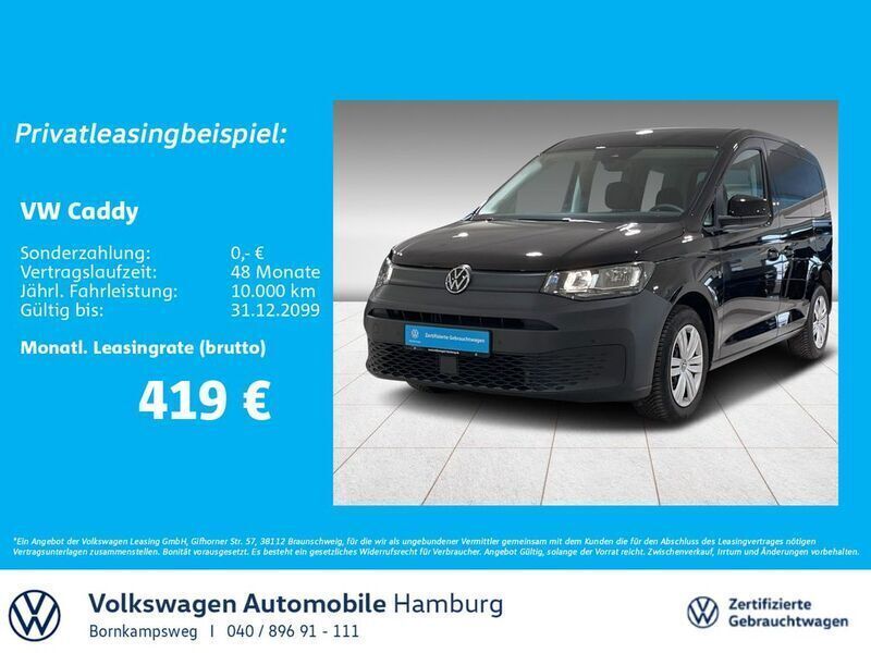 Gebraucht VW Caddy Basis 114 PS (83 kW) 2023 2t deep black perleffekt Van / Kleinbus