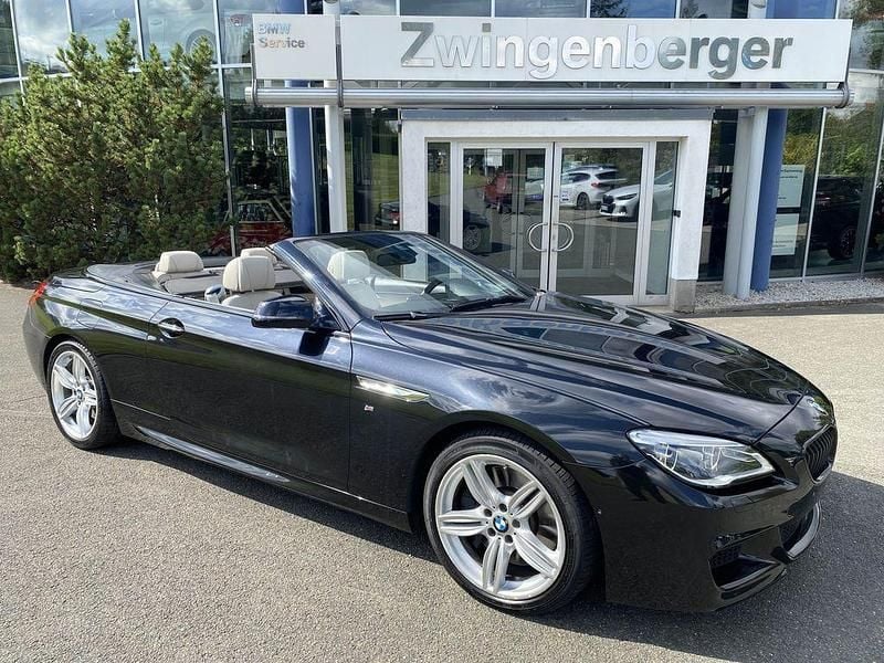 Black sapphire metallic Gebraucht 2017 BMW 650 Cabriolet M Sport Cabrio | 39.998 € (Fairer Preis) - Bild 1/4