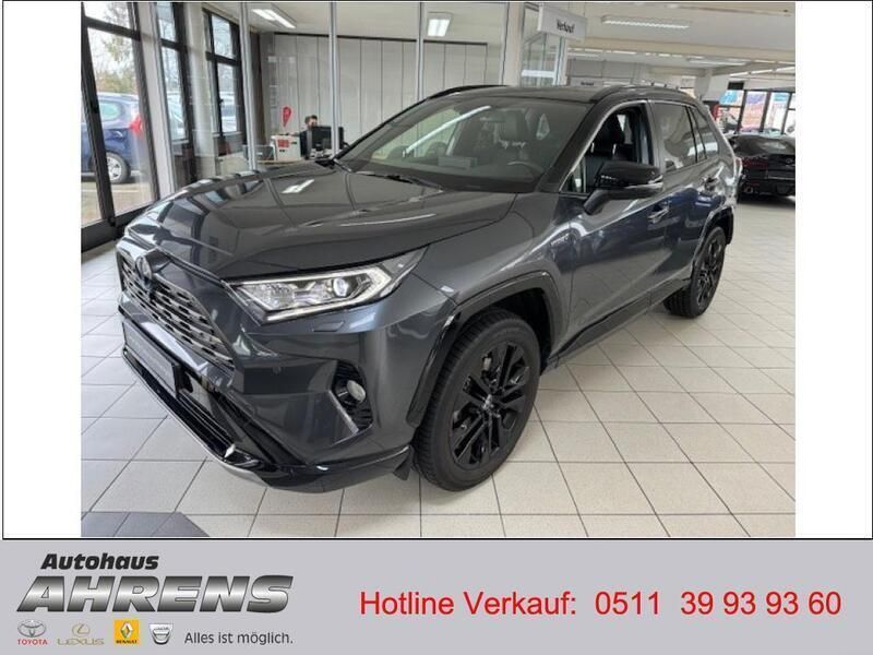 Marlingrau metallic / dach schwarz (metallic) Gebraucht 2021 Toyota RAV4 Hybrid Style SUV | 37.490 € (Teuer) - Bild 1/4