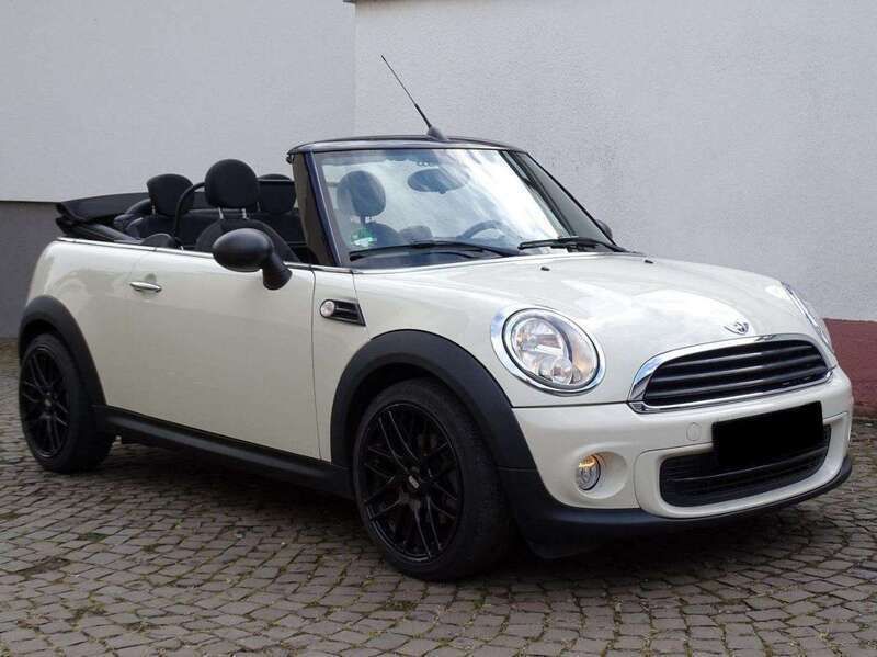 Weiß Gebraucht 2014 Mini One Cabriolet Cabrio | 9.699 € (Superpreis) - Bild 1/4