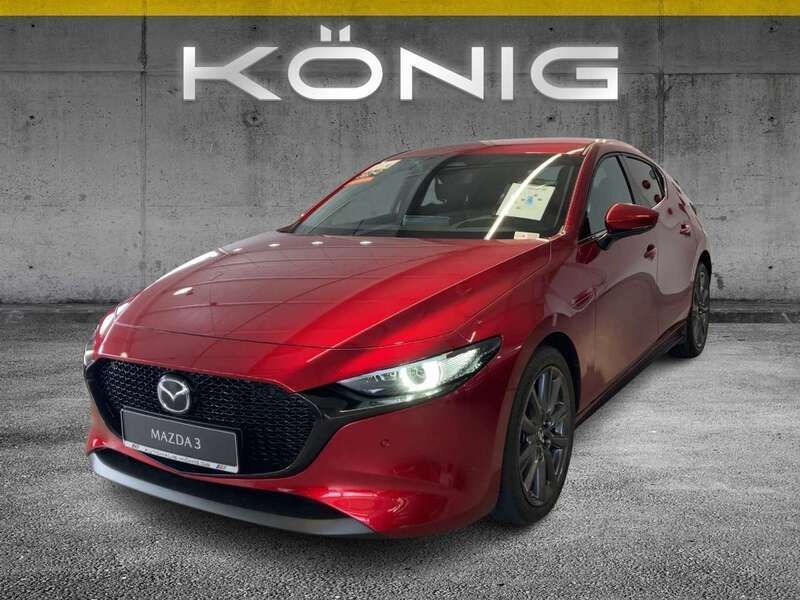 Soul red crystal m Gebraucht 2024 Mazda 3 Exclusive-Line Limousine | 25.989 € (Fairer Preis) - Bild 1/4