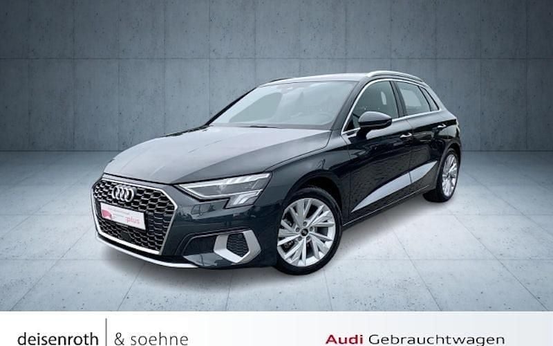 Manhattangrau metallic Gebraucht 2024 Audi A3 Sportback Advanced Plus Limousine | 35.805 € (Fairer Preis) - Bild 1/4