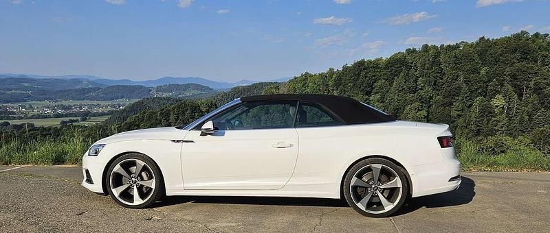 Weiß Gebraucht 2018 Audi A5 Cabriolet Ambiente Cabrio | 24.900 € - Bild 1/4