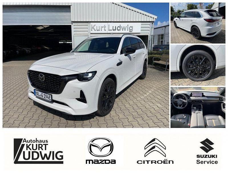 Rhodium white Gebraucht 2024 Mazda CX-80 Homura-Line SUV | 53.990 € (Fairer Preis) - Bild 1/4