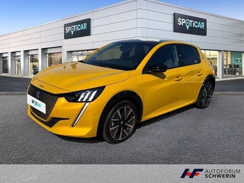 Gelb Gebraucht 2021 Peugeot e-208 GT Kleinwagen | 15.750 € (Fairer Preis) - Bild 1/4