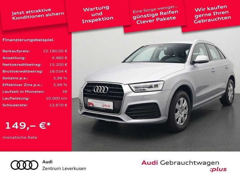 Florettsilber Gebraucht 2016 Audi Q3 Sport SUV | 22.180 € (Fairer Preis) - Bild 1/4