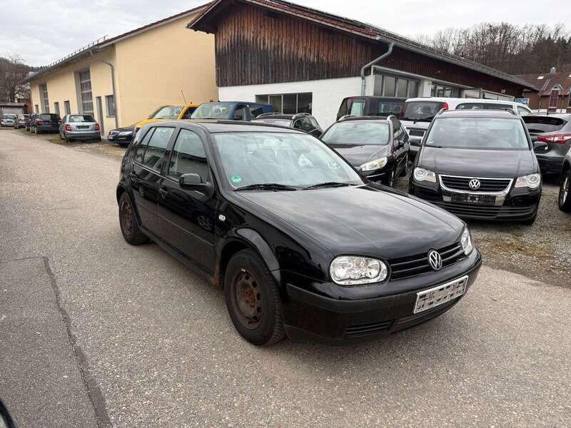 Schwarz Gebraucht 2002 VW Golf IV Limousine | 399 € (Superpreis) - Bild 1/4