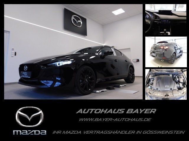 Schwarz Neu 2024 Mazda 3 Exclusive-Line Limousine | 29.989 € (Guter Preis) - Bild 1/4