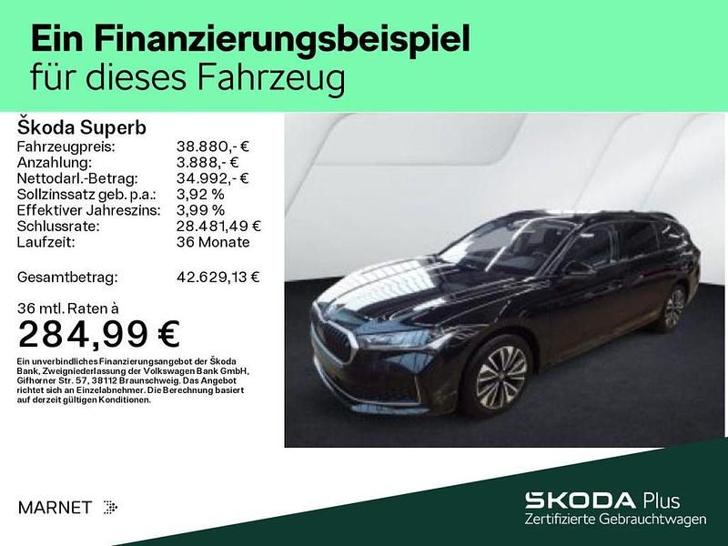 Gebraucht Skoda Superb Selection 204 PS (150 kW) 2025 Onyxschwarz metallic Kombi