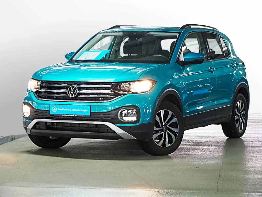 Gebraucht VW T-Cross Active 110 PS (80 kW) 2022 Makenatürkis (metallic) SUV