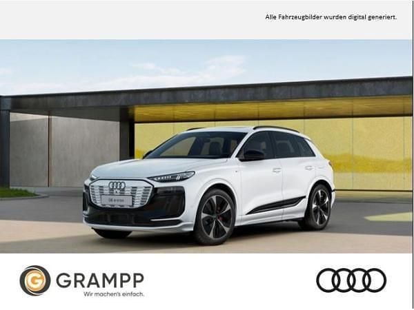 Weiß (gletscherweiß metallic) Neu 2025 Audi Q6 e-tron S-line plus SUV | 72.490 € (Guter Preis) - Bild 1/4