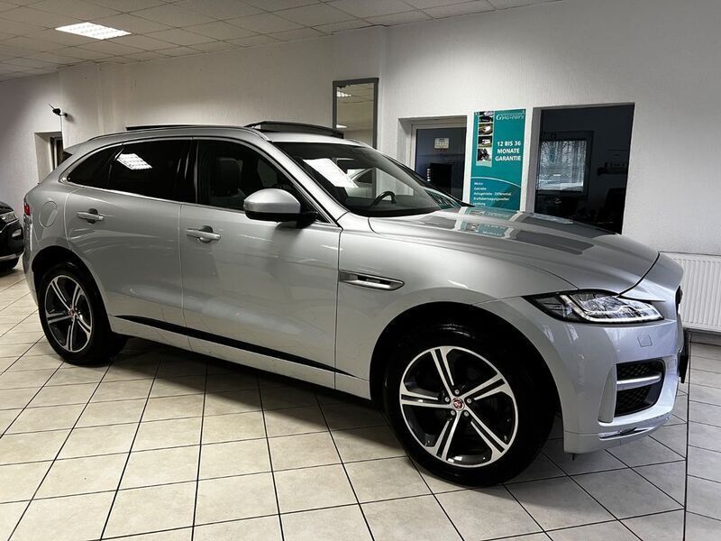 Grau Gebraucht 2019 Jaguar F-Pace R-Sport SUV | 26.999 € (Guter Preis) - Bild 1/4
