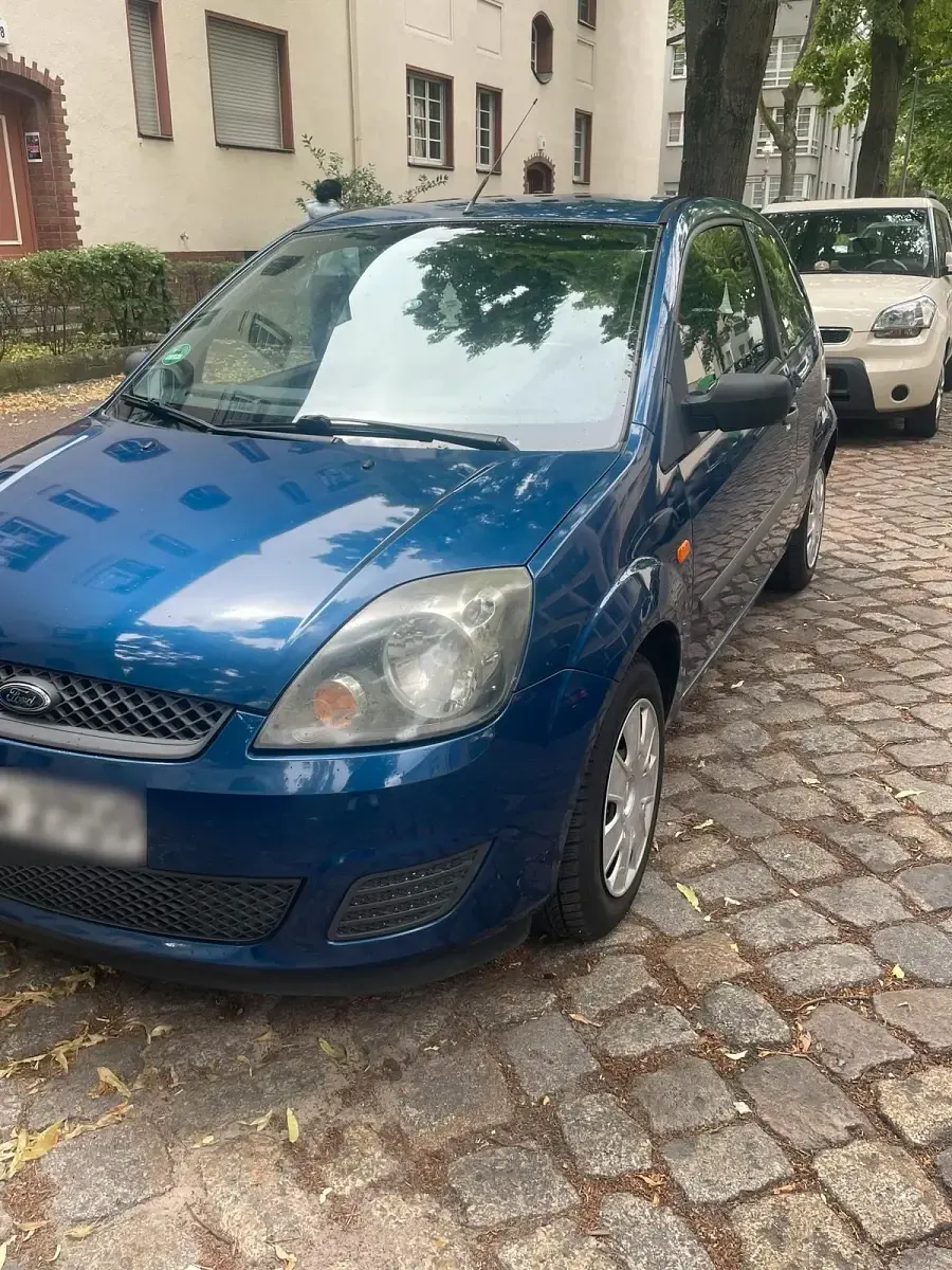 Gebraucht Ford Fiesta 2007 Blau Kleinwagen