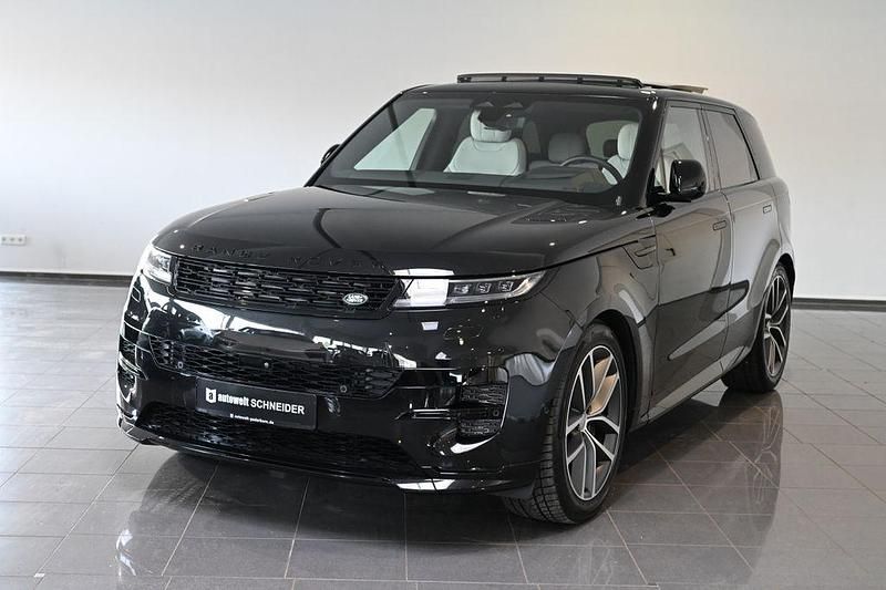 Schwarz santorini black metallic (metallic) Gebraucht 2024 Land Rover Range Rover Sport Autobiography SUV | 99.750 € (Superpreis) - Bild 1/4