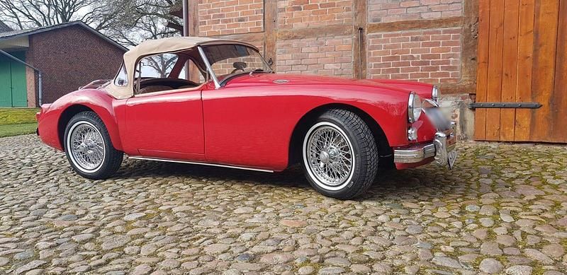 Second-hand MG MGA 80 CP (58 kW) 1961 Roșu Cabrio