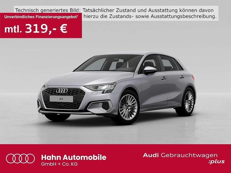 Florettsilber metallic Gebraucht 2024 Audi A3 Advanced Plus Limousine | 25.930 € (Superpreis) - Bild 1/3