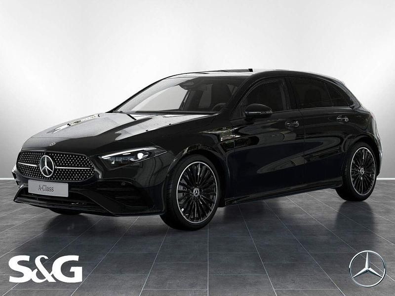 Unilack nachtschwarz Gebraucht 2025 Mercedes A200 AMG Limousine | 38.849 € (Teuer) - Bild 1/4