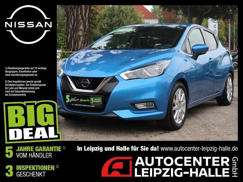 Blau Gebraucht 2020 Nissan Micra N-Connecta Kleinwagen | 11.890 € (Guter Preis) - Bild 1/4