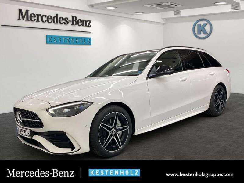 Polarweiß Gebraucht 2024 Mercedes C220 Sport Kombi | 52.850 € - Bild 1/4