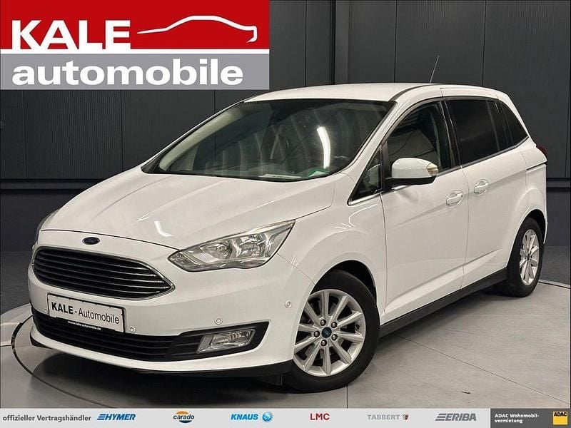 Weiß Gebraucht 2015 Ford Grand C-Max Titanium Van / Kleinbus | 8.490 € (Fairer Preis) - Bild 1/4