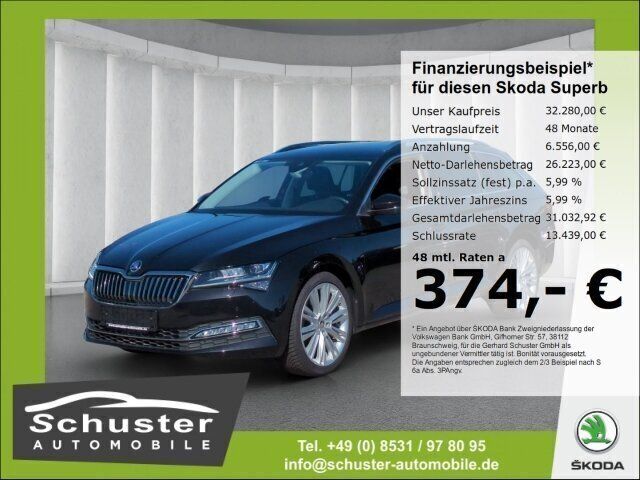 Schwarz Gebraucht 2023 Skoda Superb Style Kombi | 32.279 € (Guter Preis) - Bild 1/4