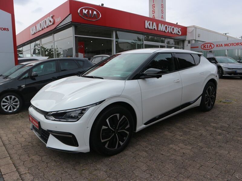 (swp) snow white pearl m Gebraucht 2021 Kia EV6 4 SUV | 36.980 € (Teuer) - Bild 1/4