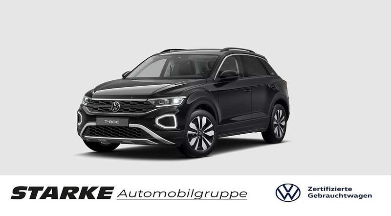Schwarz Gebraucht 2025 VW T-Roc Goal SUV | 30.440 € (Superpreis) - Bild 1/4