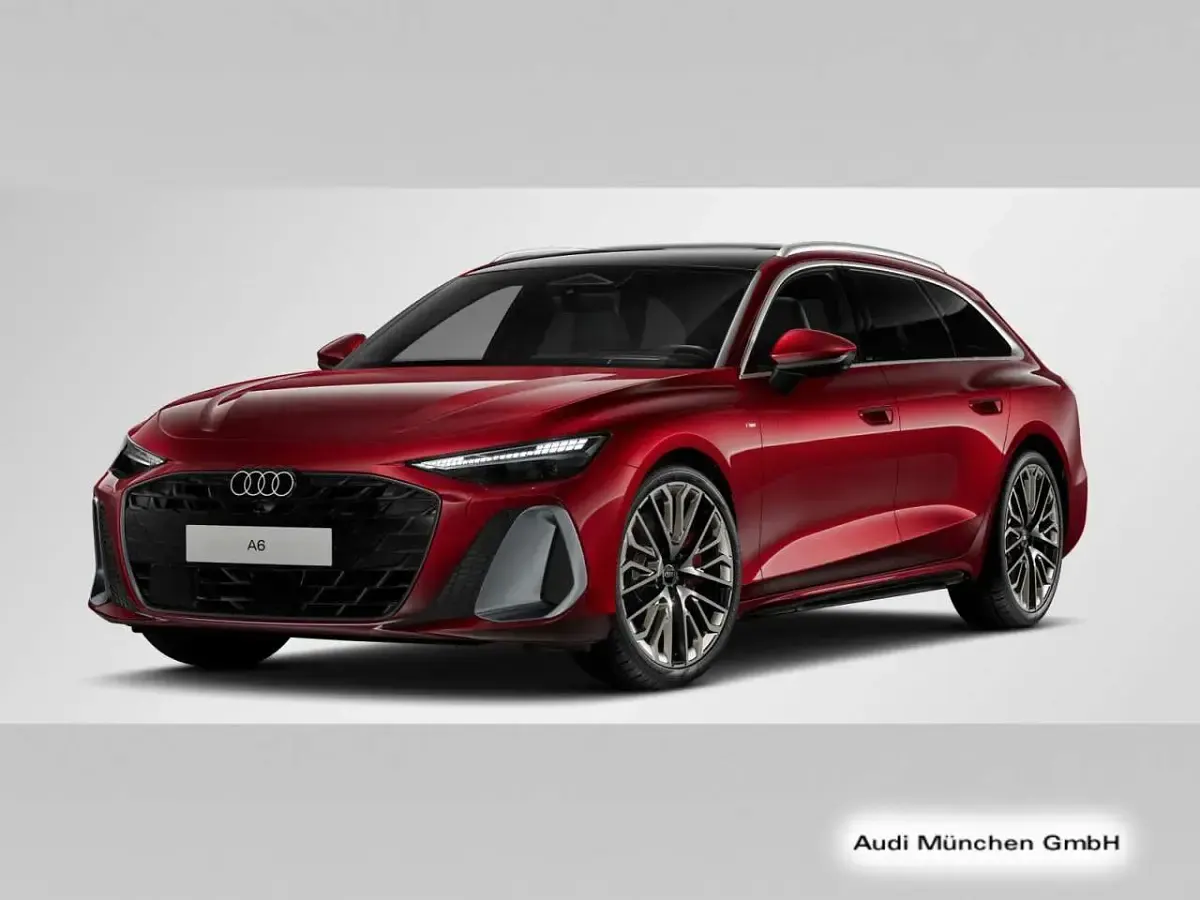 Neu Audi A6 S-Line 367 PS (269 kW) 2025 Grenadinerot metallic Kombi