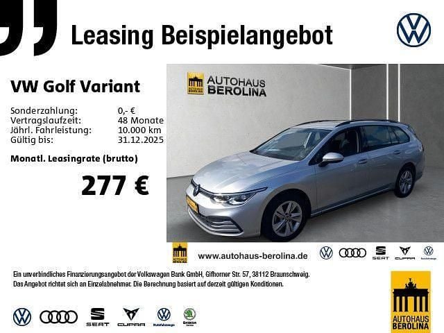 Silber Gebraucht 2022 VW Golf VIII Life Kombi | 21.888 € (Fairer Preis) - Bild 1/4