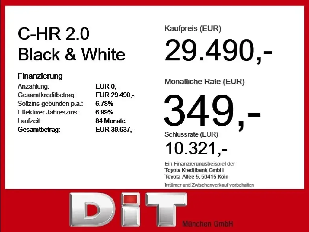 Gebraucht Toyota C-HR 197 PS (144 kW) 2024 Platinum white pearl mc (089)/ black (20 (metallic) SUV