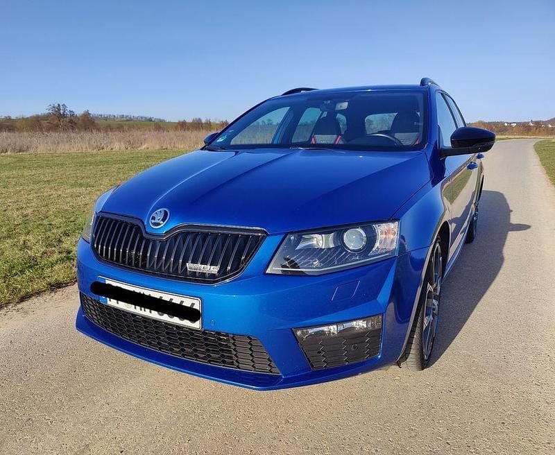 Gebraucht Skoda Octavia RS 184 PS (135 kW) 2016 Blau Kleinwagen