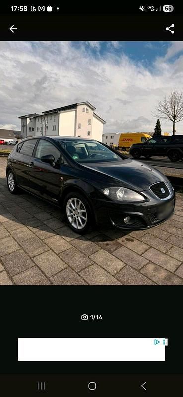 Second-hand Seat Leon 105 CP (77 kW) 2012 Negru Berlinǎ