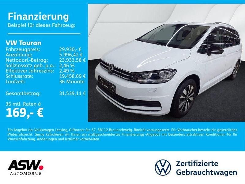 Gebraucht VW Touran Goal 150 PS (110 kW) 2025 Pure white Van / Kleinbus