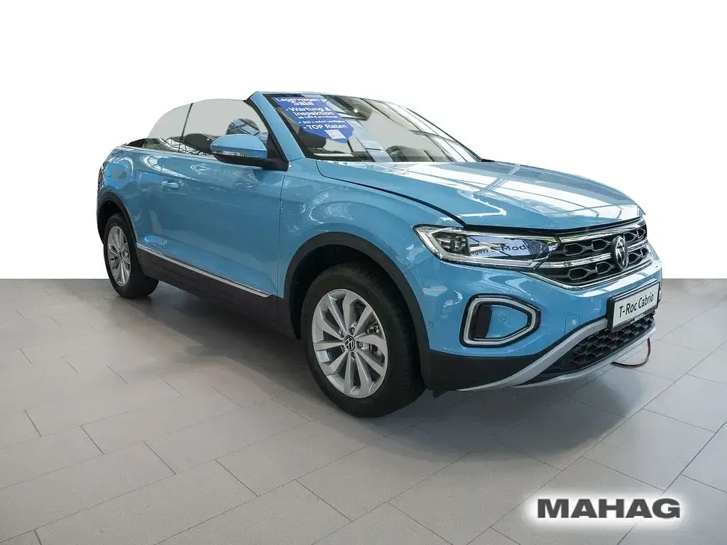 Neu VW T-Roc Cabriolet Style 150 PS (110 kW) 2025 Blau Cabrio