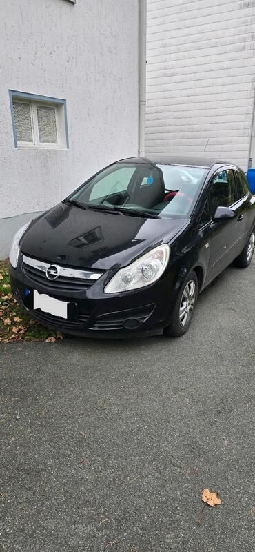 Schwarz Gebraucht 2007 Opel Corsa Kleinwagen | 800 € (Superpreis) - Bild 1/4