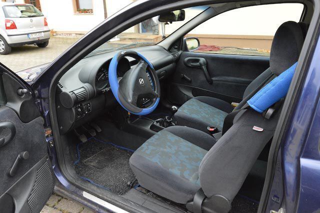 Gebraucht Opel Corsa 54 PS (39 kW) 2000 Blau Kleinwagen