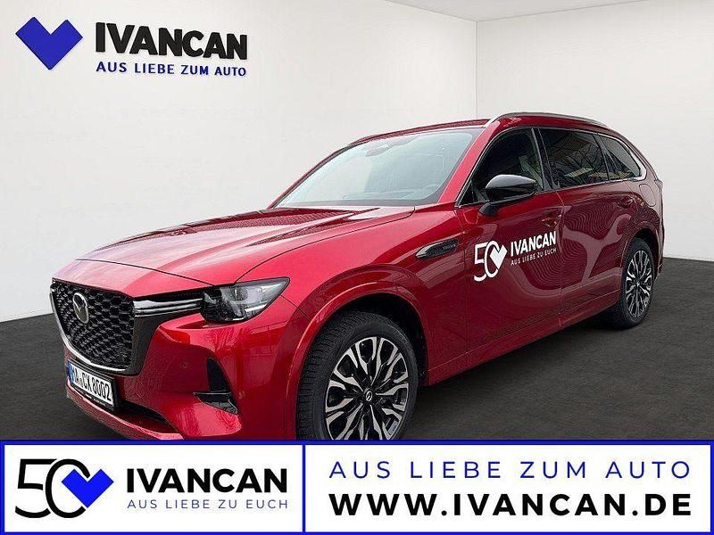 Soul red crystal m Gebraucht 2025 Mazda CX-80 Homura-Line SUV | 56.490 € (Fairer Preis) - Bild 1/4