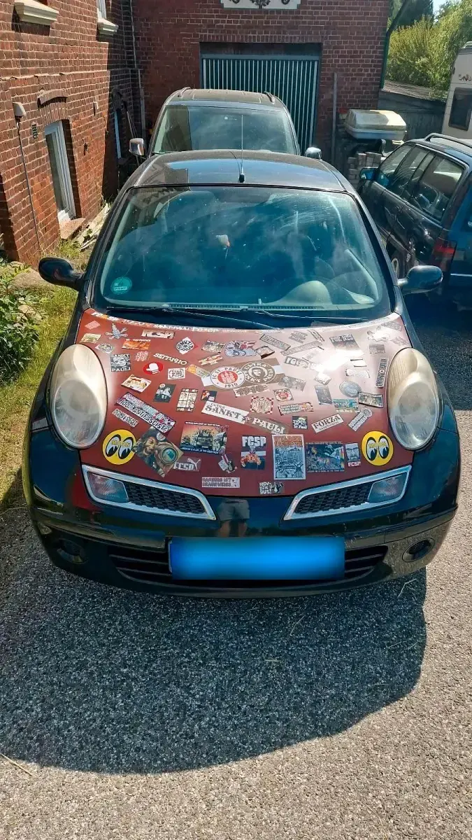 Gebraucht Nissan Micra 68 PS (50 kW) 2008 Schwarz Kleinwagen
