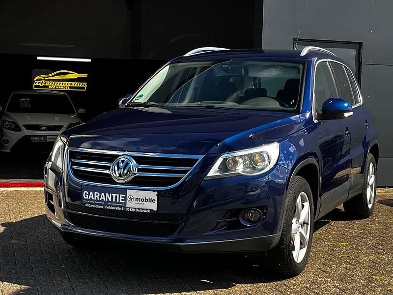Blau Gebraucht 2009 VW Tiguan Sportline SUV | 8.990 € (Fairer Preis) - Bild 1/4