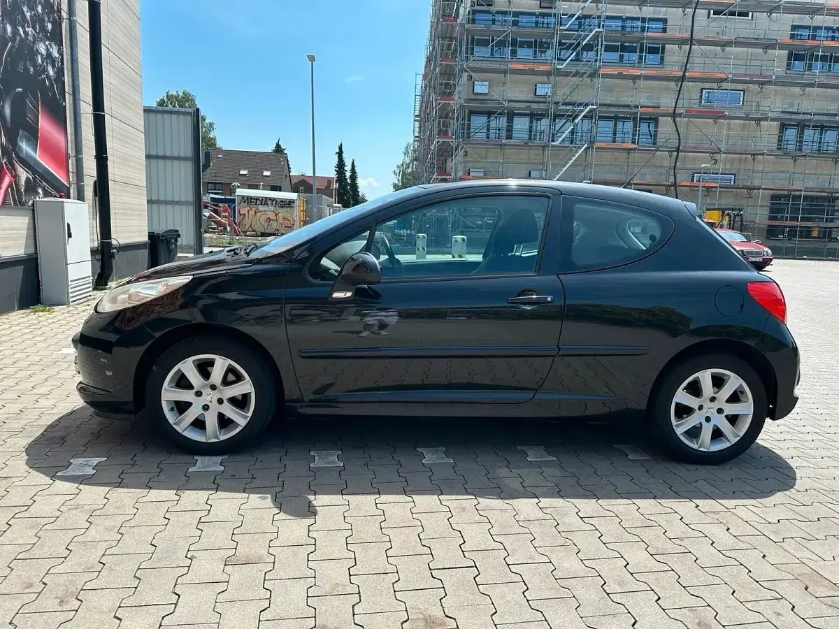 Gebraucht Peugeot 207 2006 Schwarz Kleinwagen