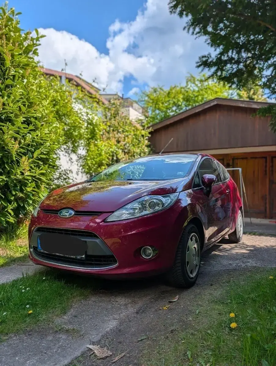 Gebraucht Ford Fiesta Trend 82 PS (60 kW) 2009 Rot Kleinwagen
