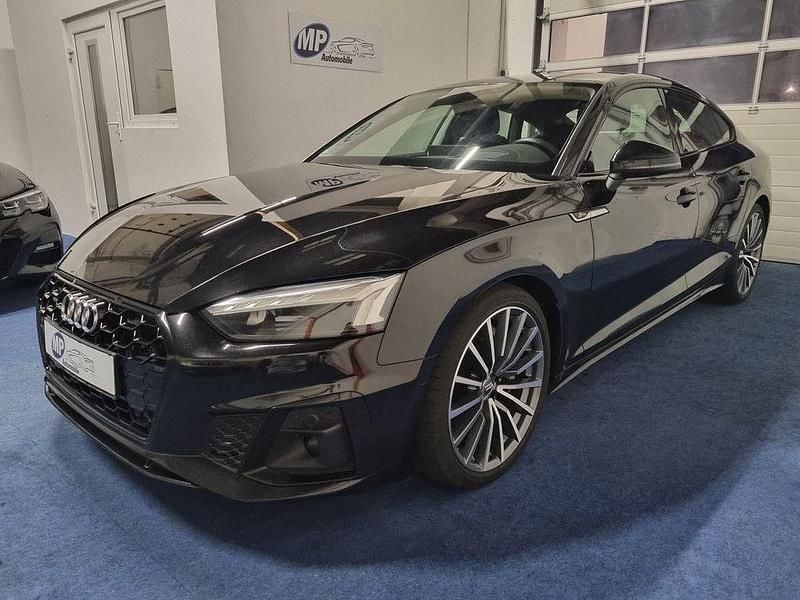 Schwarz Gebraucht 2022 Audi A5 Sportback S-Line Kleinwagen | 29.990 € (Guter Preis) - Bild 1/4
