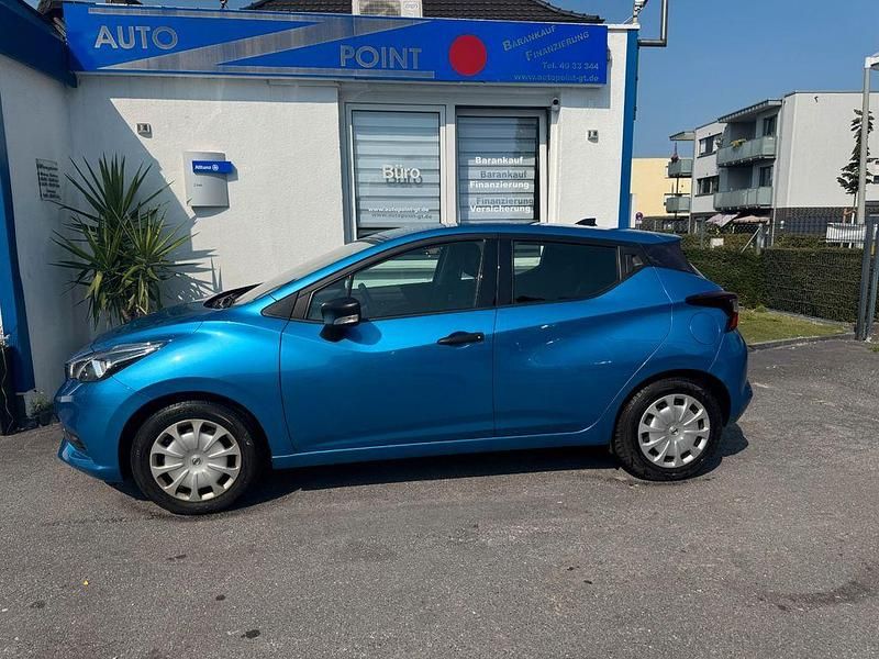 Blau Gebraucht 2019 Nissan Micra Visia+ Kleinwagen | 9.750 € (Fairer Preis) - Bild 1/4